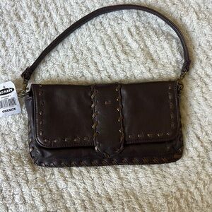 NWT Old Navy Brown Leather Women's Bag